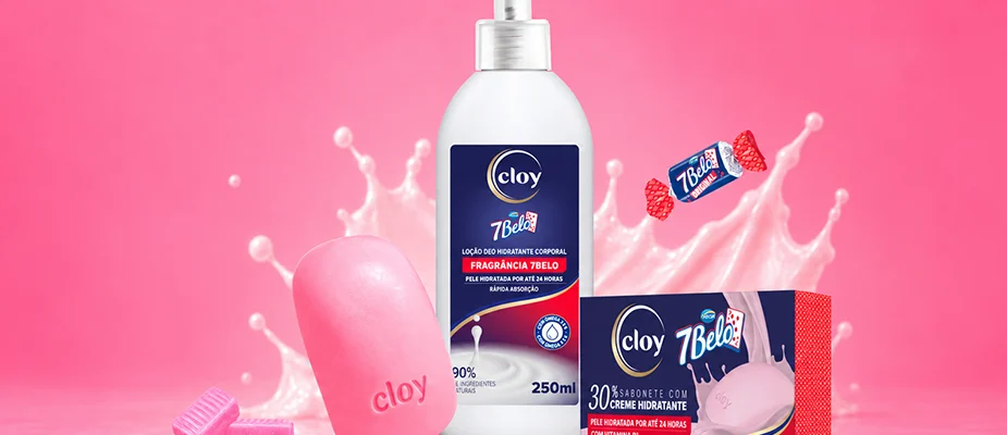 No momento, você está visualizando 7Belo chega à categoria de cuidados corporais em parceria com a Cloy