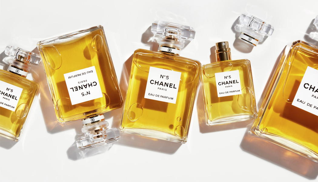 Frasco do perfume Chanel n° 5.