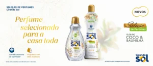 Leia mais sobre o artigo Girando Sol amplia a fragrância Flor de Coco & Baunilha para Limpador Perfumado e Multiuso