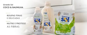 Leia mais sobre o artigo Girando Sol lança Lava Roupas em Pó Coco & Baunilha