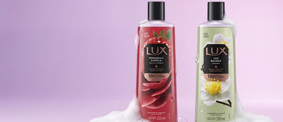 No momento, você está visualizando LUX renova sabonetes líquidos e lança duas fragrâncias